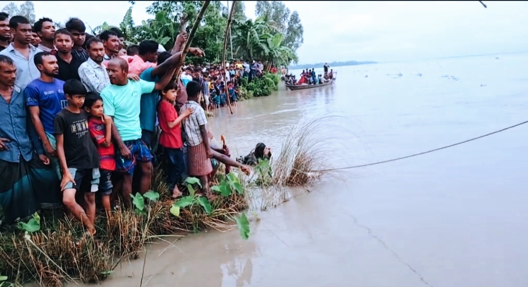 তিস্তা নদীতে মাছ ধরতে গিয়ে ১ জেলে নিখোঁজ।