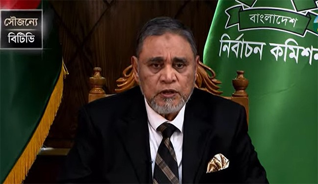বগুড়া-৬ ও শেরপুর-৩ আসনে শান্তিপূর্ণ নির্বাচন হচ্ছে: সিইসি
