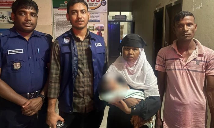 ছাতক হাসপাতাল থেকে চুরি হওয়া নবজাতক উদ্ধার